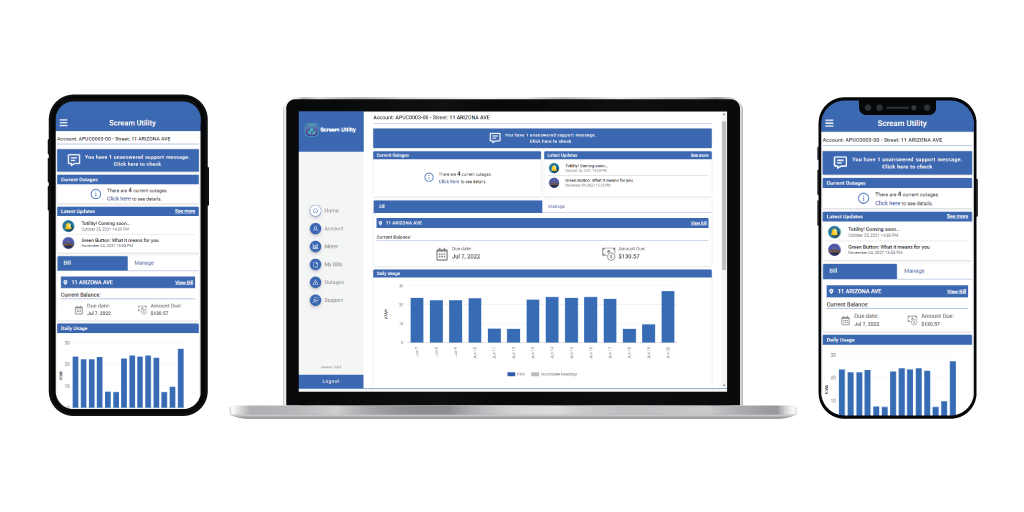 Scream Utility Platform - Energy Management Dashboard